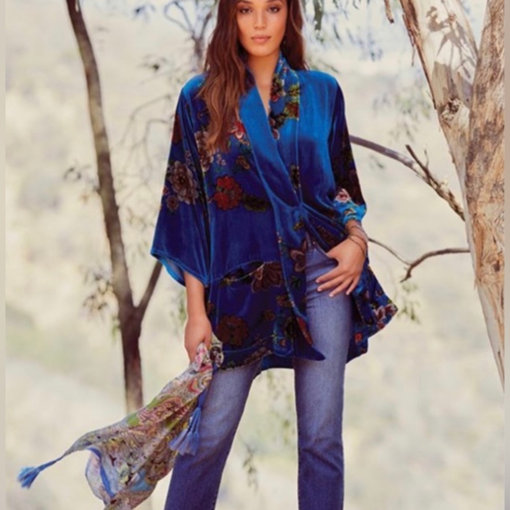 Johnny Was Vivian Velvet Kimono